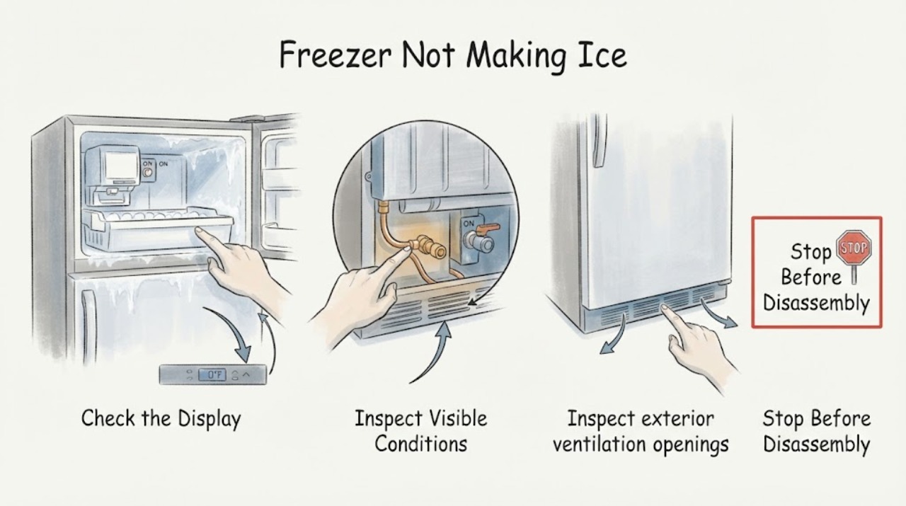 Freezer Not Making Ice