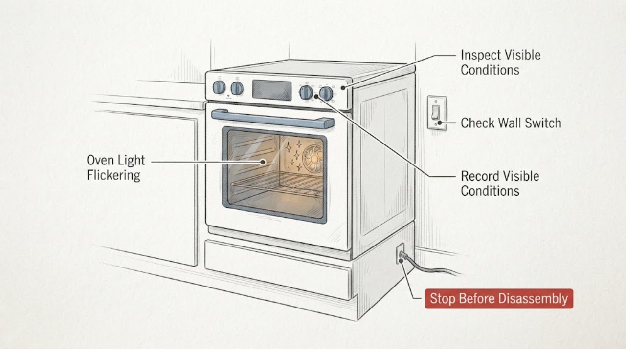 Oven Light Flickering