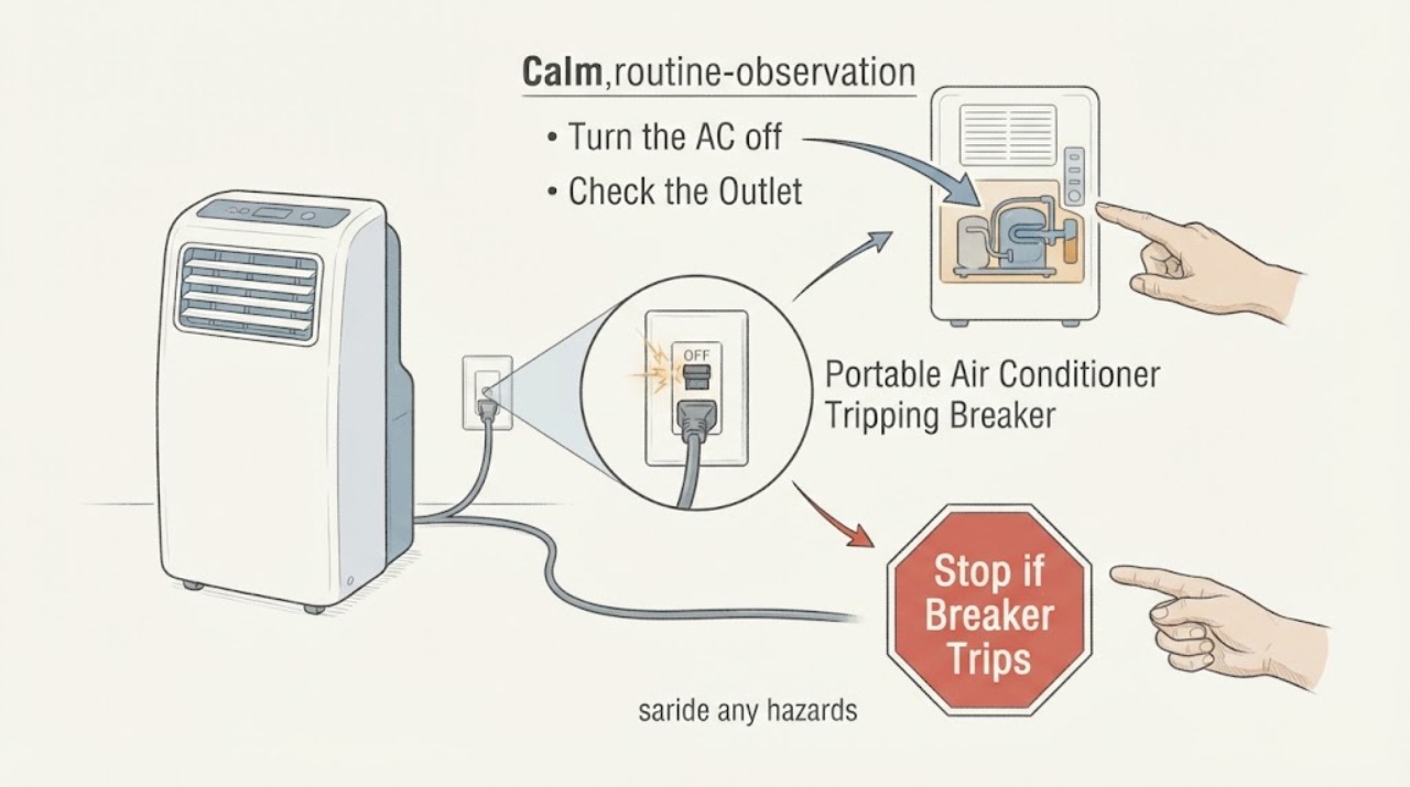 Portable Air Conditioner Tripping Breaker