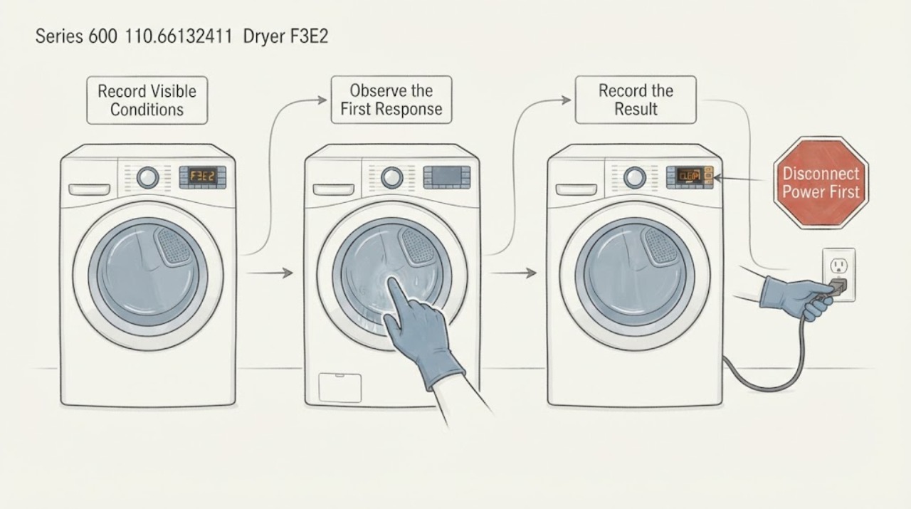 Series 600 110.66132411 Dryer F3E2