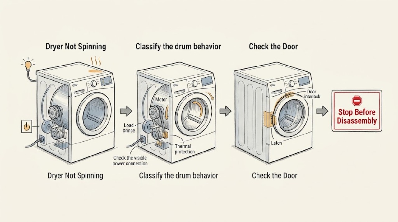 Dryer Not Spinning