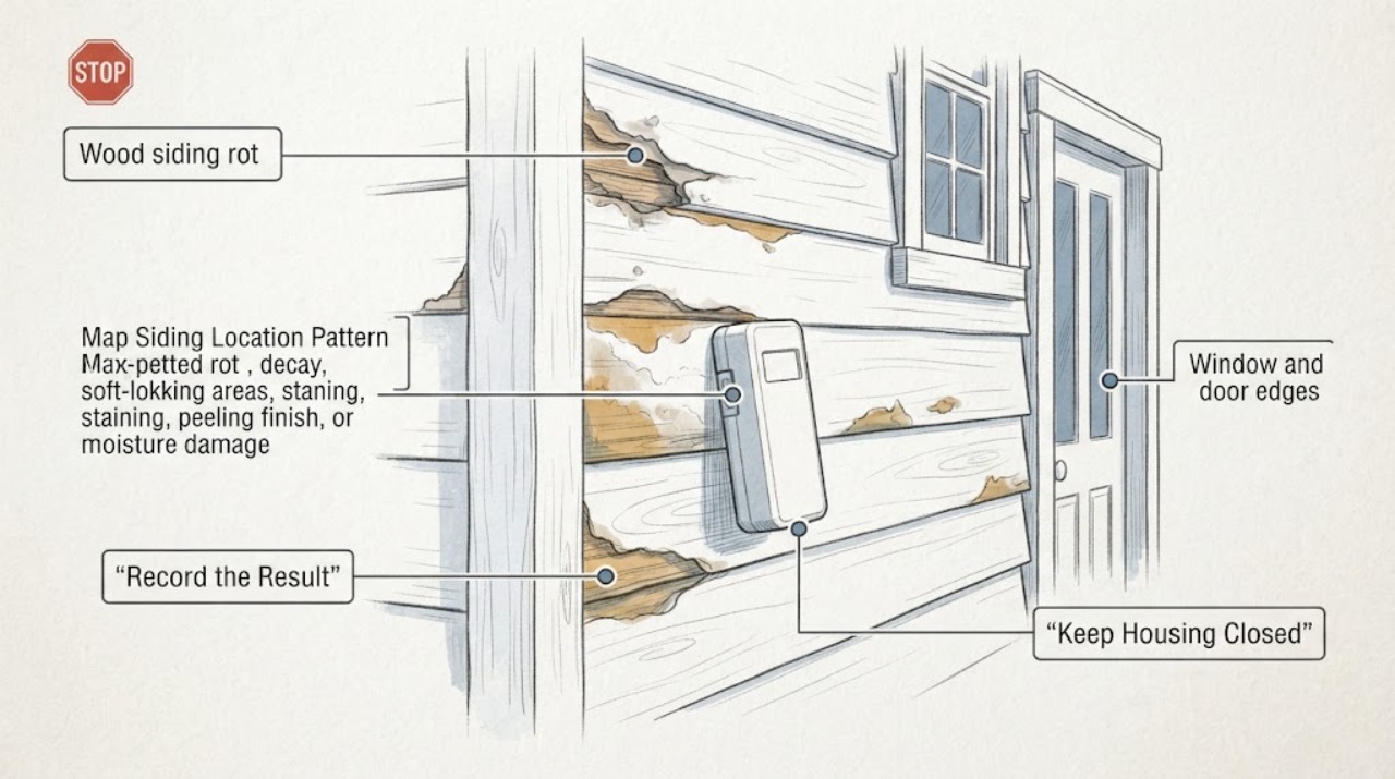Wood siding rot