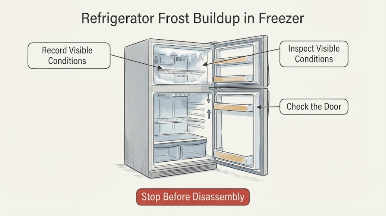 Refrigerator Frost Buildup in Freezer