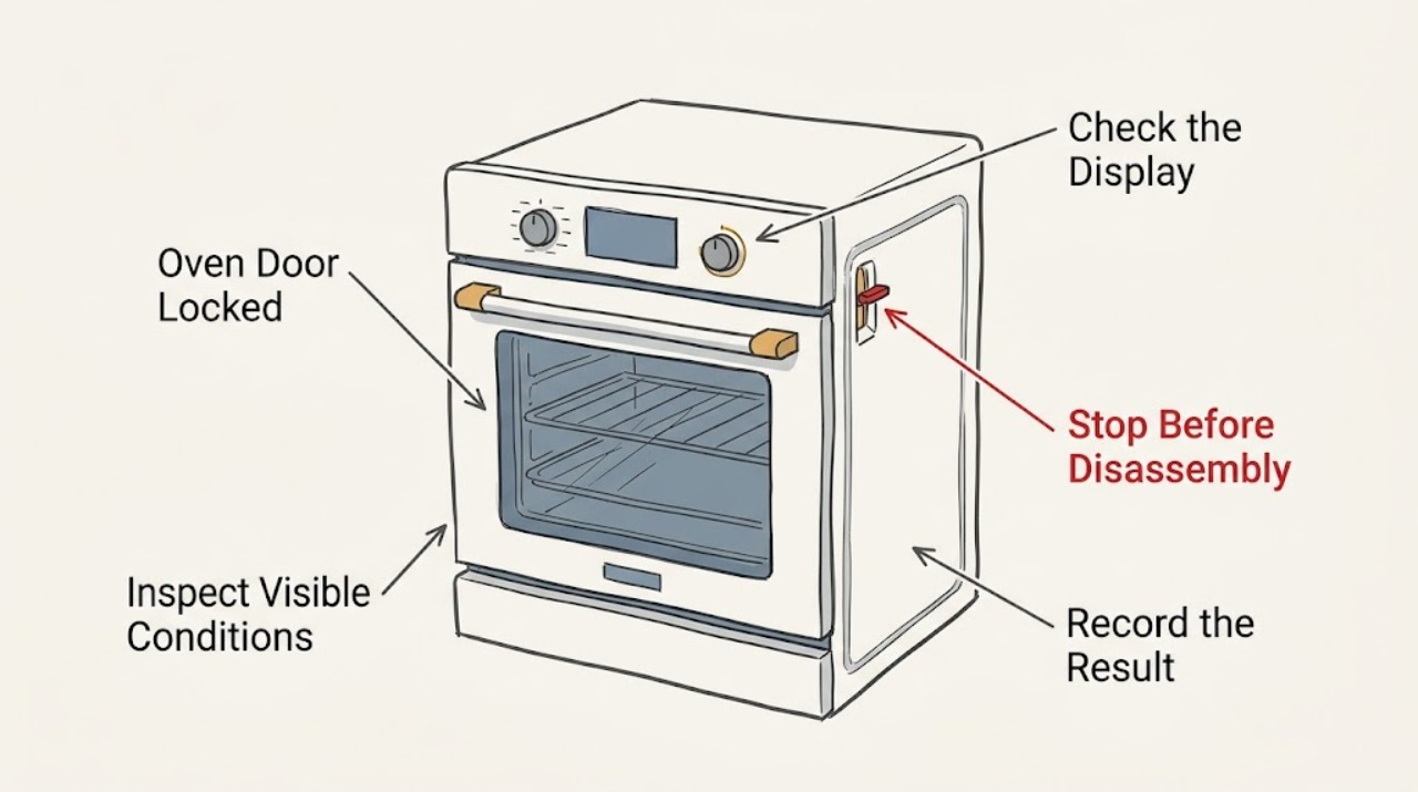 Oven Door Locked
