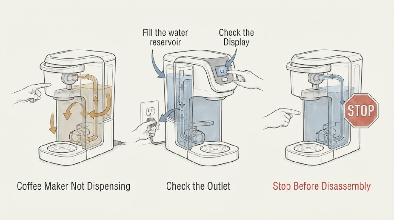 Coffee Maker Not Dispensing