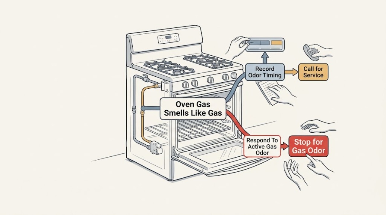 Oven Gas Smells Like Gas