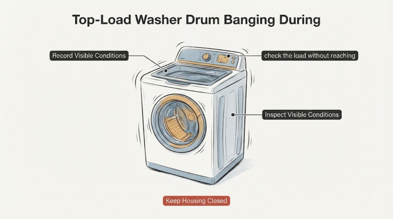 Top-Load Washer Drum Banging During