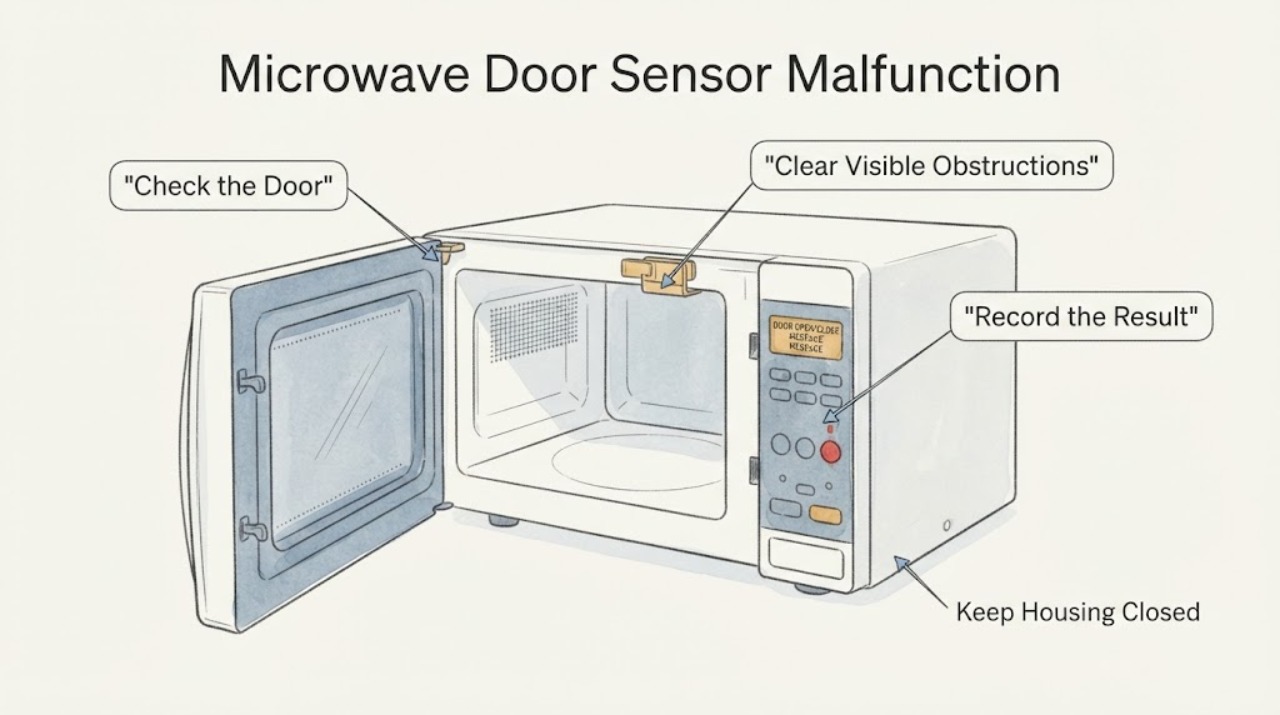 Microwave Door Sensor Malfunction |