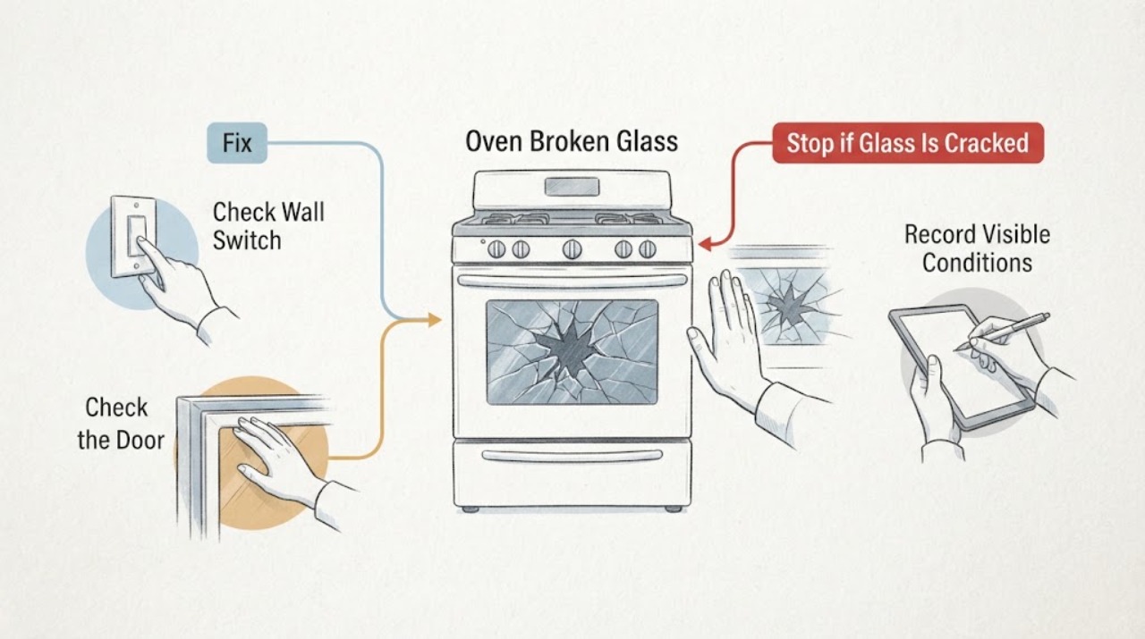 Oven Broken Glass | Fix