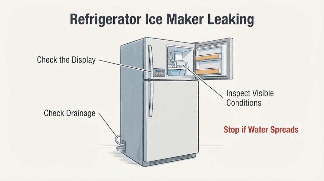 Refrigerator Ice Maker Leaking